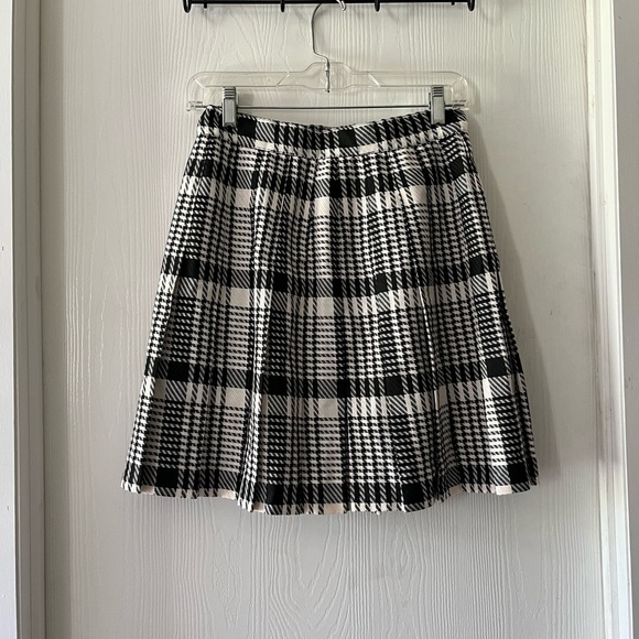 Tracy Evans Black and White Checkered A-Line Skirt - Picture 4 of 6